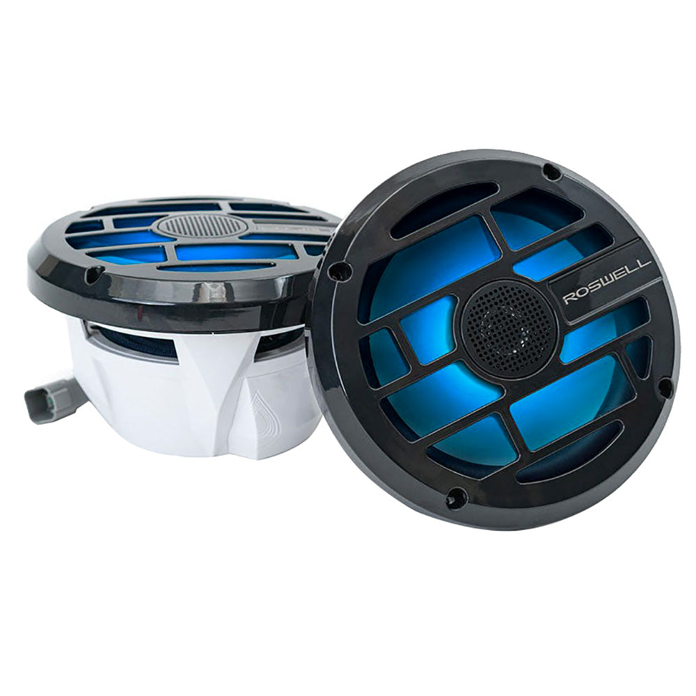 Roswell R Series 6.5* Marine Speakers - Anthracite Grille - 60W RMS & 120W Peak Power