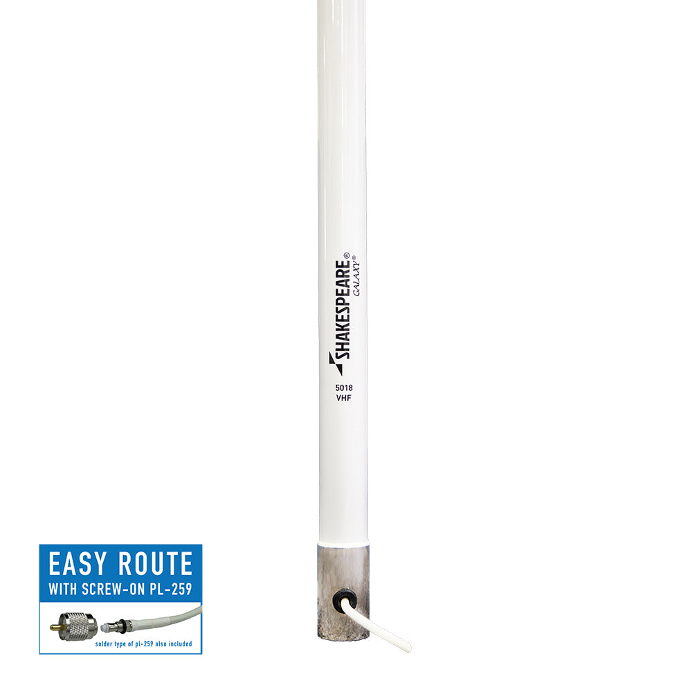 Shakespeare Galaxy 5018 15' 2” VHF Antenna - 6dB Gain
