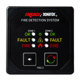 Fireboy-Xintex Two Zone Detection &amp; Alarm Panel - 2-5/8" Display - 12/24V DC