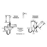 Scandvik Recessed Shower w/6&#39; White Hose - Push-Button