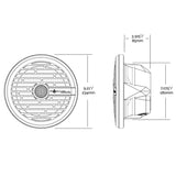 Roswell R1 8* Marine Speakers - White - 100W RMS & 200W Peak Power