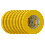 FrogTape CP 225 Medium-High Adhesion Masking Tape - 18MM x 55M x 8-Pack - Gold - Rated for 225?F