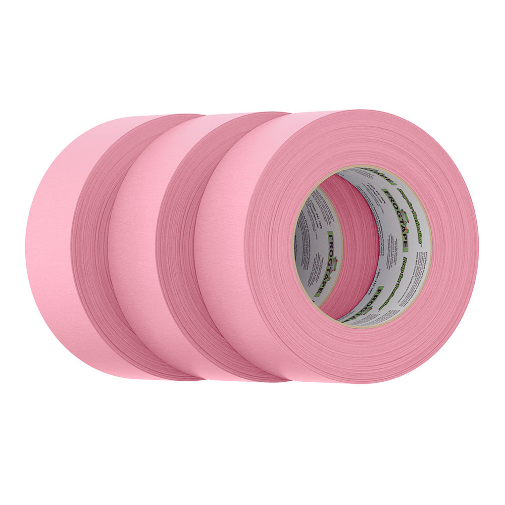 FrogTape CP 325 Medium-High Adhesion Masking Tape - 48MM x 55M x 3-Pack - Pink - Rated for 325?F