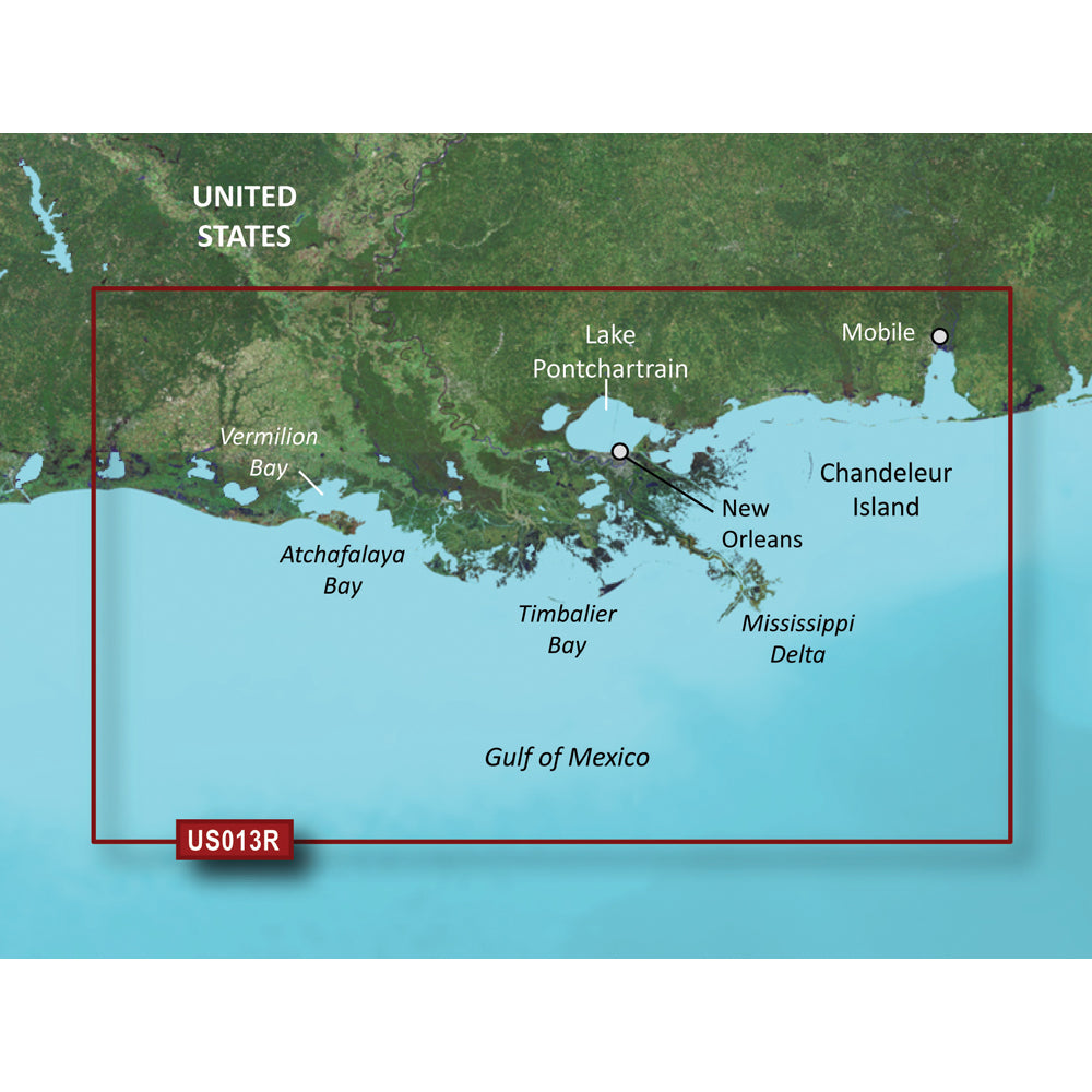 Garmin BlueChart&reg; g3 Vision&reg; HD - VUS013R - Mobile - Lake Charles - microSD&trade;/SD&trade;