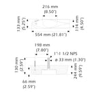 Airmar B275C-LHW-MM Transducer Low High Wide Beam