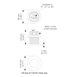 Airmar B75C-0-HW 0d Tilt High Wide CHIRP With Mix-n-Match Plug