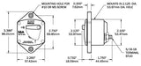 Blue Sea 187-Series 50 Amp Circuit Breaker Panel Mount
