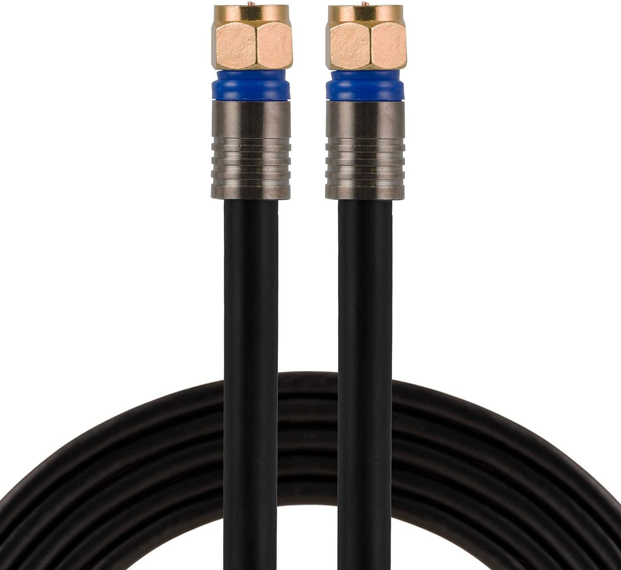 RG6 Coaxial Cable 50' With F-type Connectors