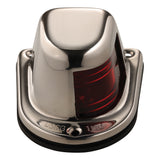 Attwood 1-Mile Deck Mount, Red Sidelight - 12V - Stainless Steel Housing