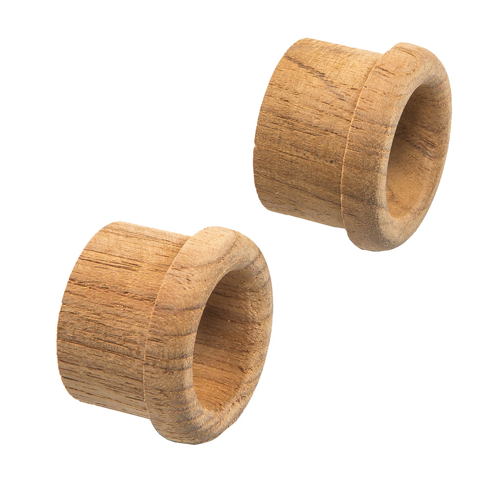 Whitecap Teak Finger Pull - 5/8" Barrel Length - 2 Pack