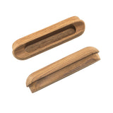 Whitecap Teak Oblong Drawer Pull - 4-1/16"L - 2 Pack