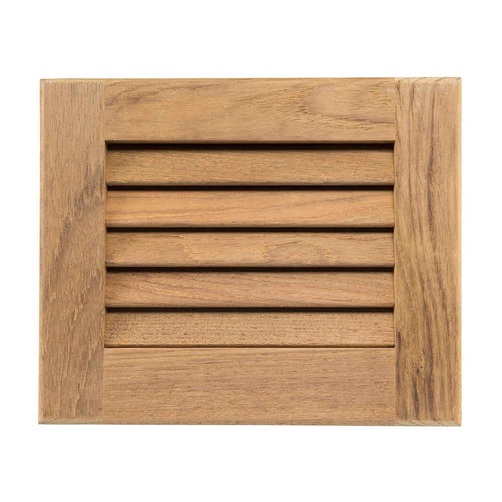 Whitecap Teak Louvered Insert - 7-1/2" x 9-1/8" x 3/4"