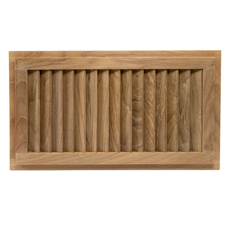 Whitecap Teak Louvered Insert - 16" x 9-1/8" x 3/4"