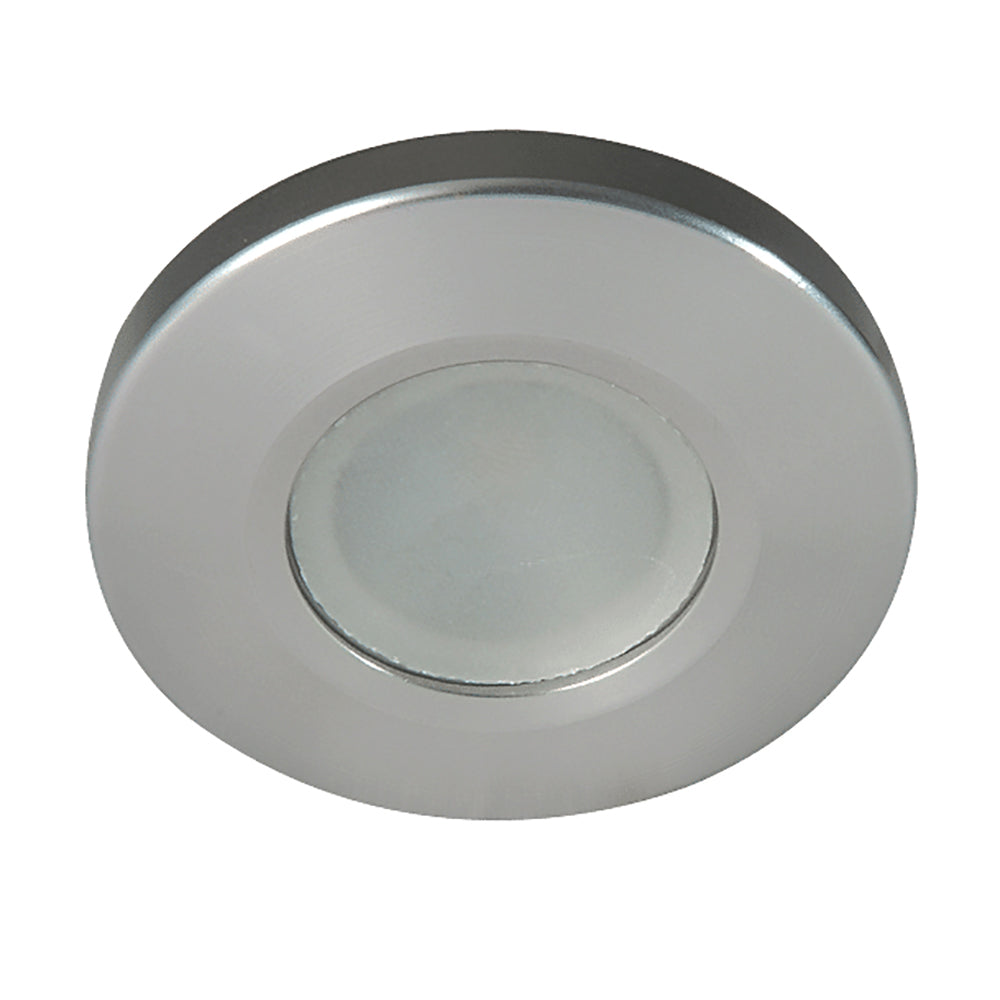 Lumitec Orbit Spetrum Flush Mount Down Light - Brushed Housing - White Dimming & Red/Blue Non-Dimming