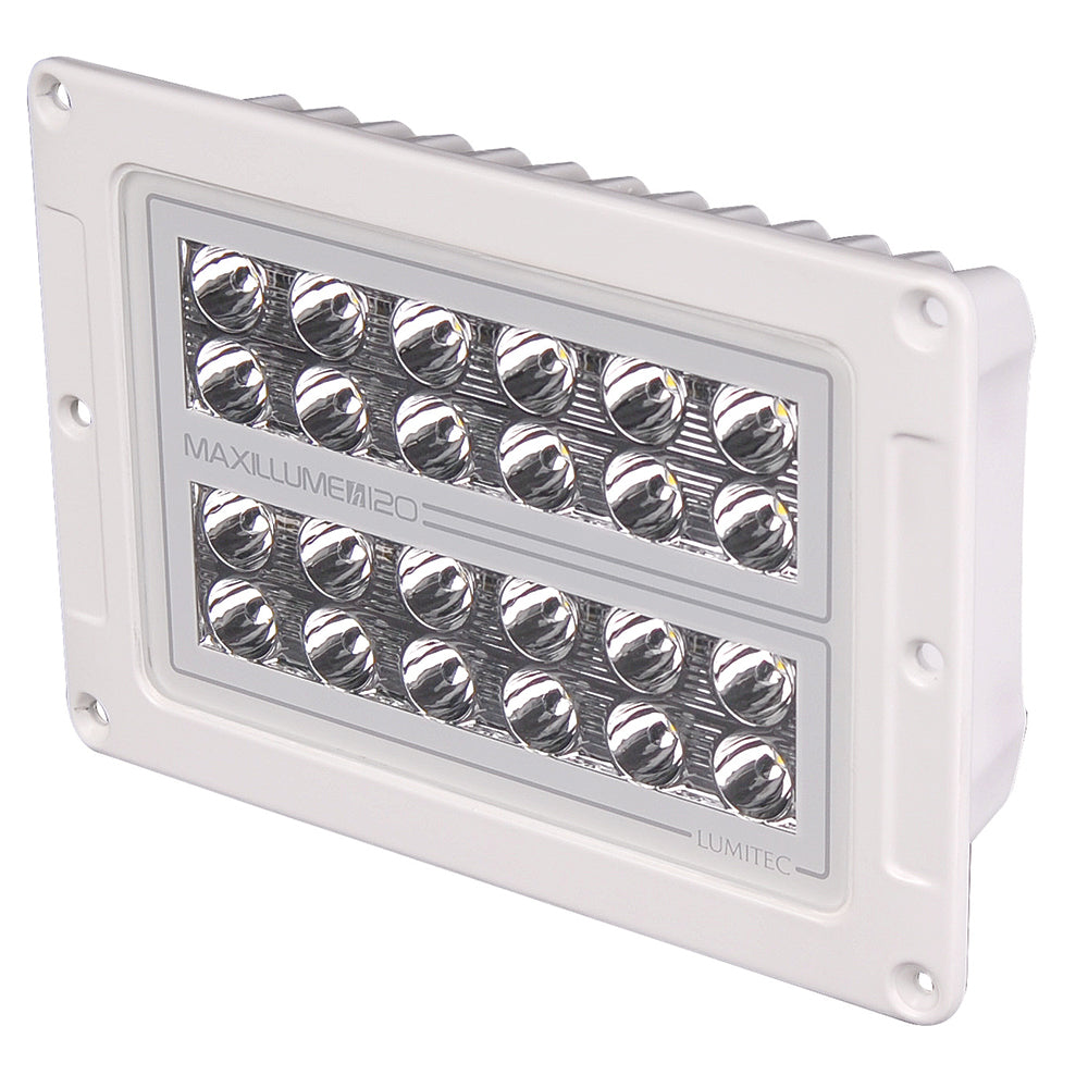 Lumitec Maxillume h120 - Flush Mount Flood Light - White Housing - White Dimming