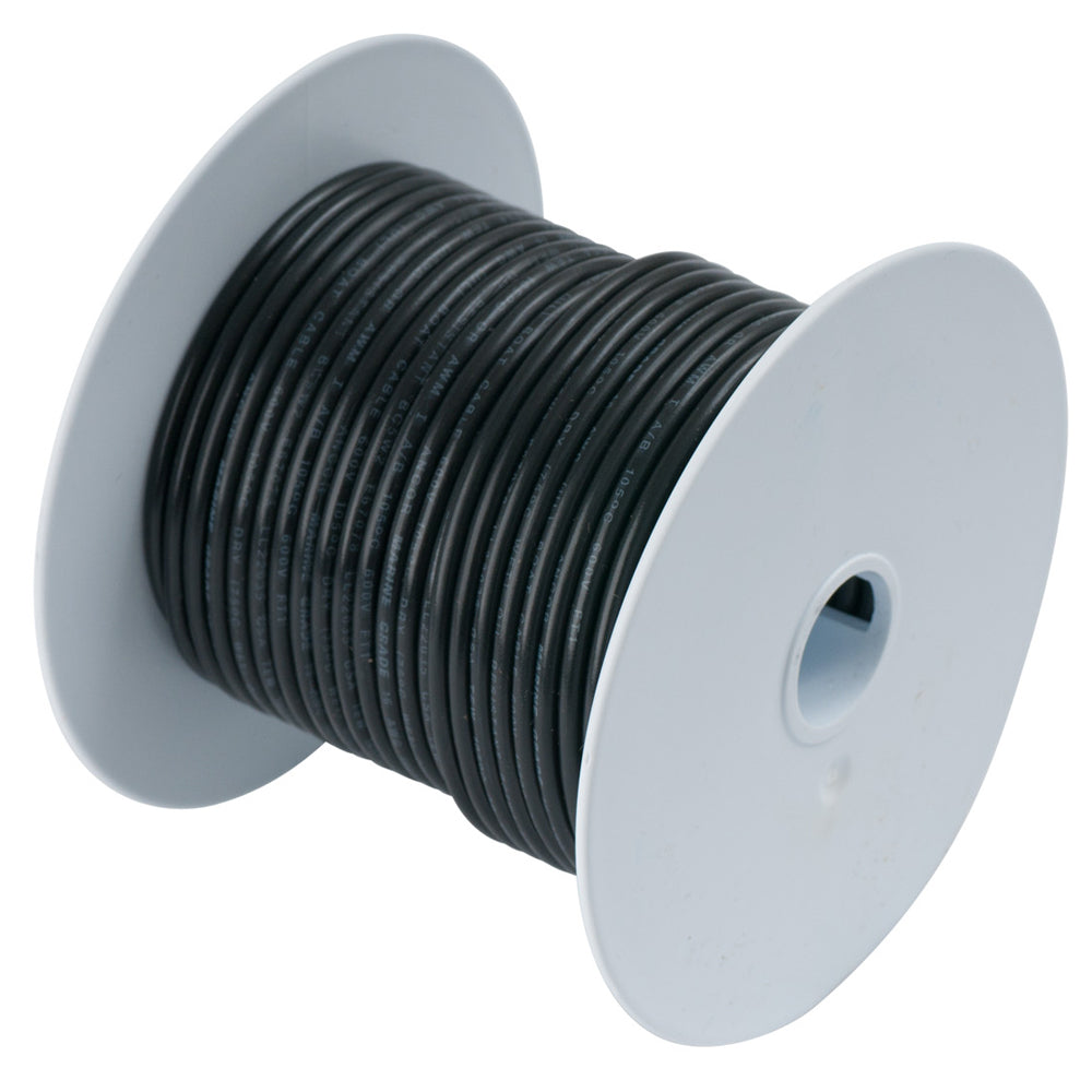 Ancor Black 18 AWG Tinned Copper Wire - 250'