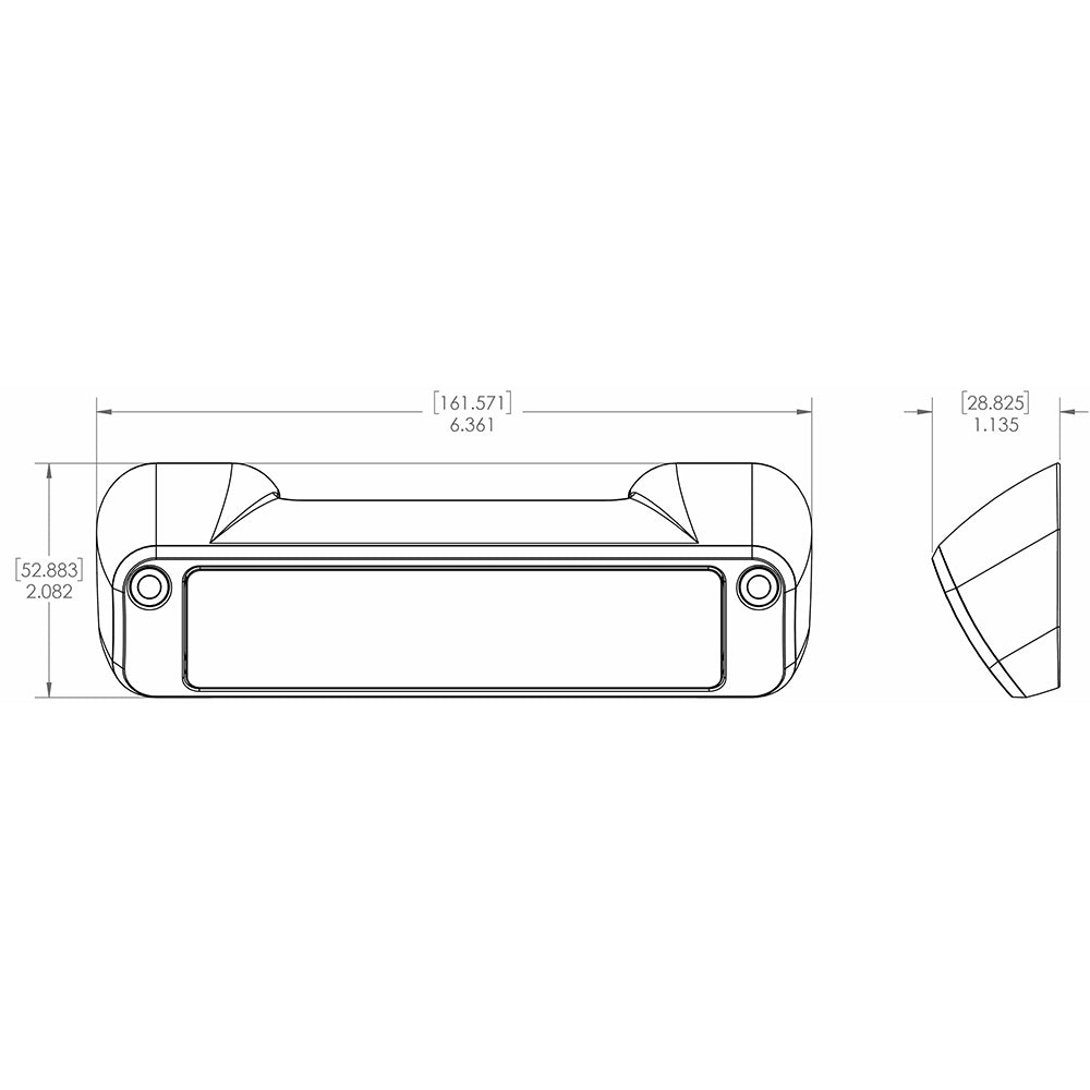 Lumitec Perimeter Light - White Finish - White Non-Dimming