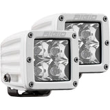 RIGID Industries D-Series PRO Hybrid-Spot LED - Pair - White