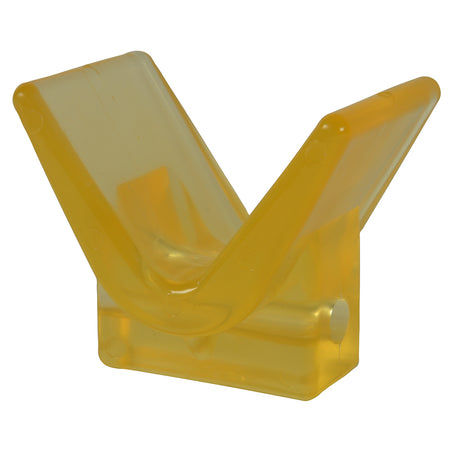 C.E. Smith Y-Stop 3" x 3" - 1/2" ID Yellow PVC