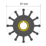 Albin Group Premium Impeller Kit 57 x 12.7 x 20mm - 12 Blade - Key Insert