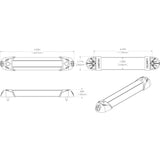 Lumitec Mini Rail2 &ndash; 6" LED Utility Light - Spectrum RGBW - Brushed Finish