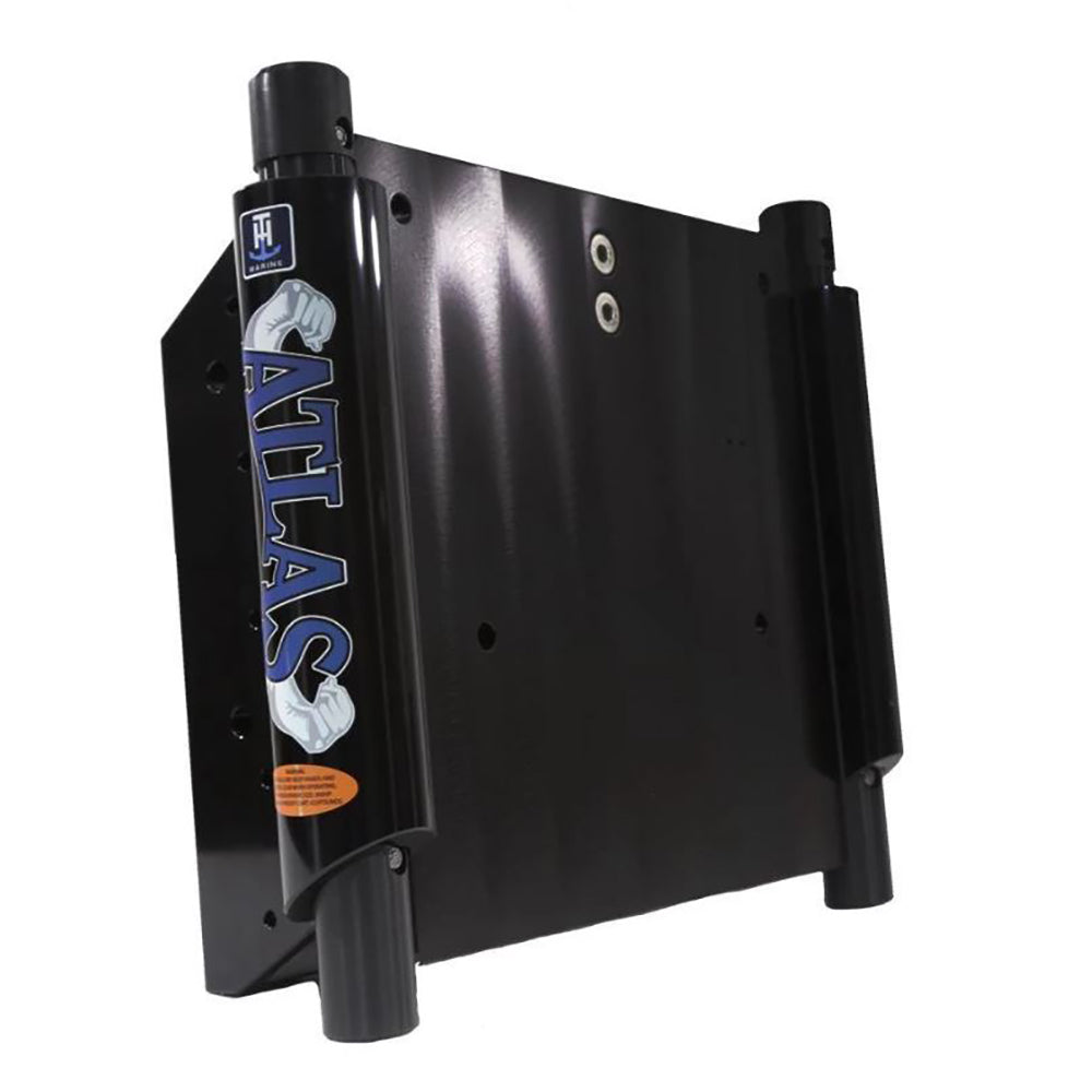 T-H Marine ATLAS&trade; 8" Set Back Hydraulic Jack Plate - Glossy Black Anodized