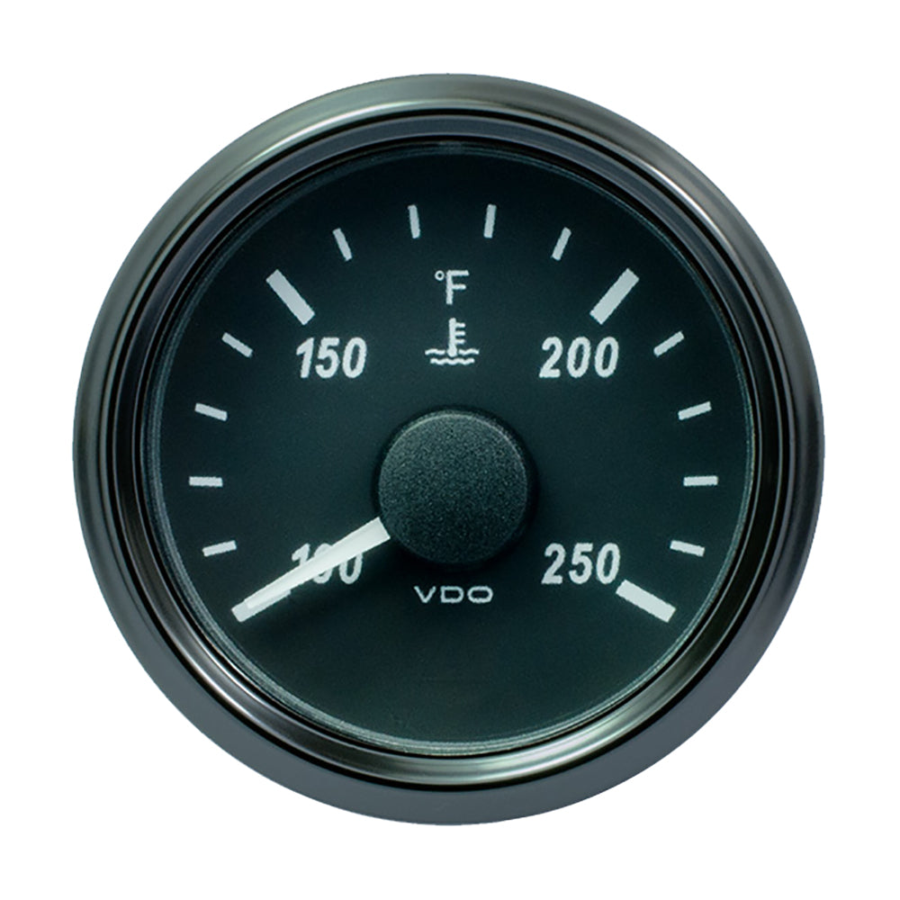 VDO SingleViu 52mm (2-1/16") Water Temperature Gauge - 250&deg;F - 450-30 Ohm