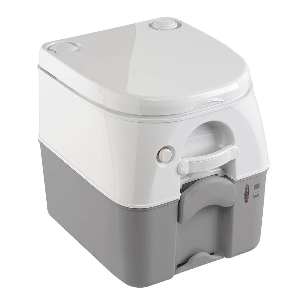 Dometic 975 Portable Toilet w/Mounting Brackets - 5 Gallon - Grey