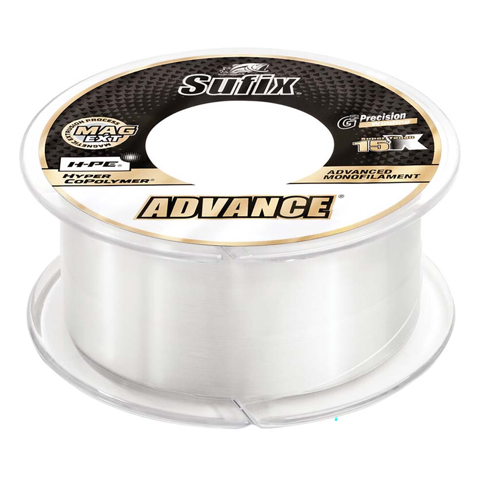 Sufix Advance&reg; Monofilament - 10lb - Clear - 330 yds