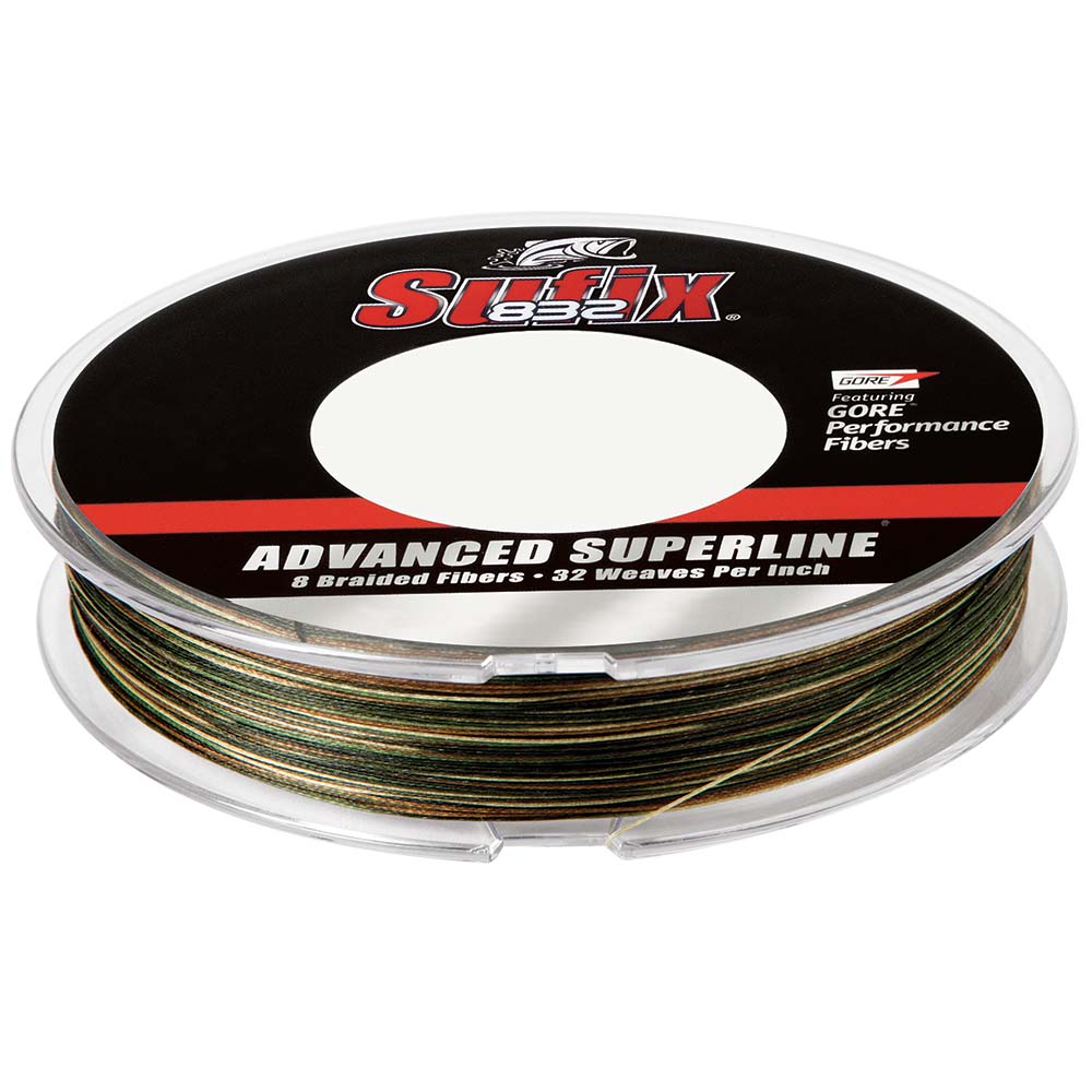 Sufix 832&reg; Advanced Superline&reg; Braid - 30lb - Camo - 150 yds