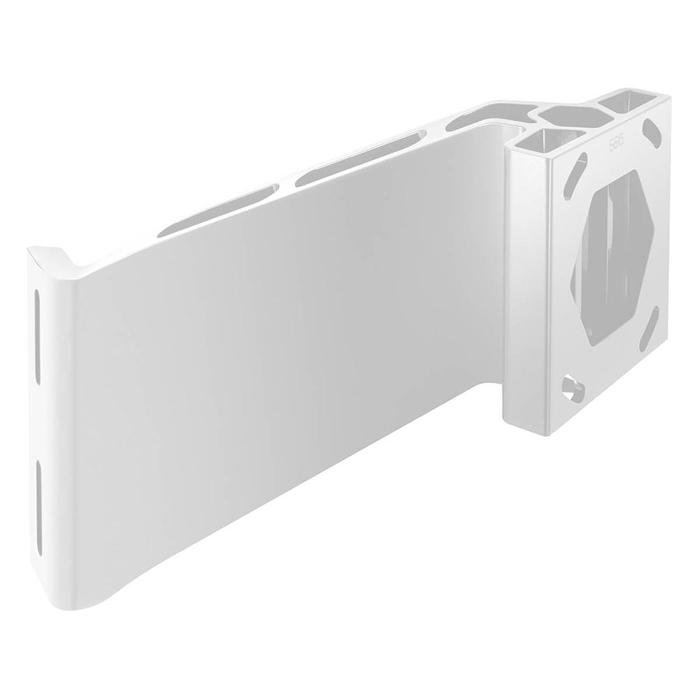 Minn Kota Raptor Jack Plate Adapter Bracket - Starboard - 8" Setback - 6" Rise - White