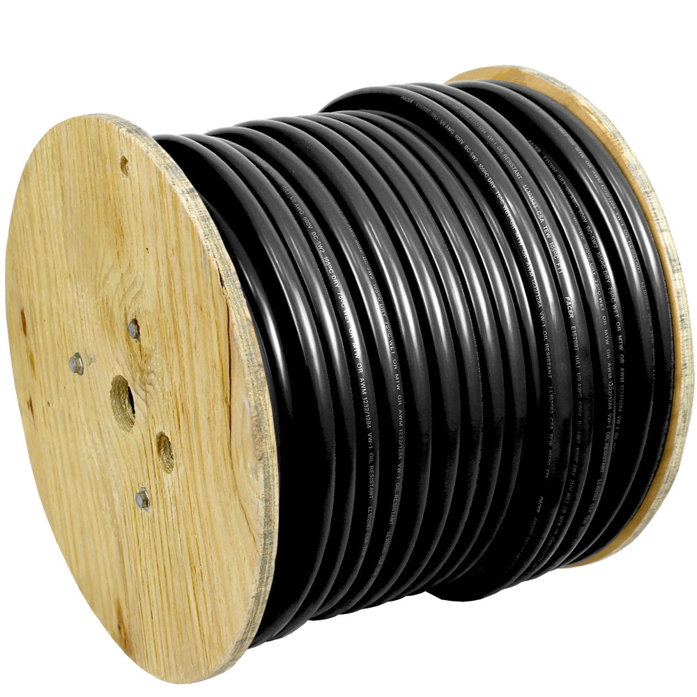 Pacer Black 2/0 AWG Battery Cable - 250&#39;