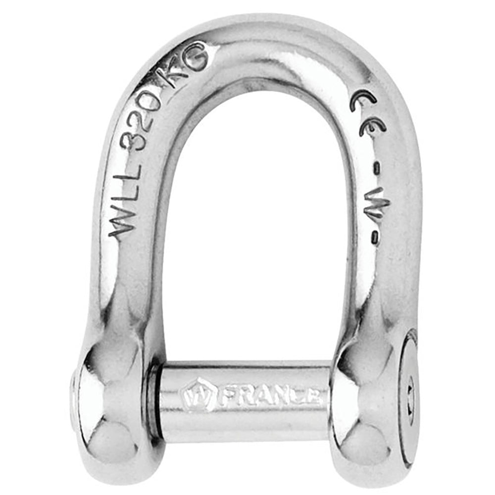 Wichard Self-Locking Allen Head Pin D Shackle - 12mm Diameter - 15/32"