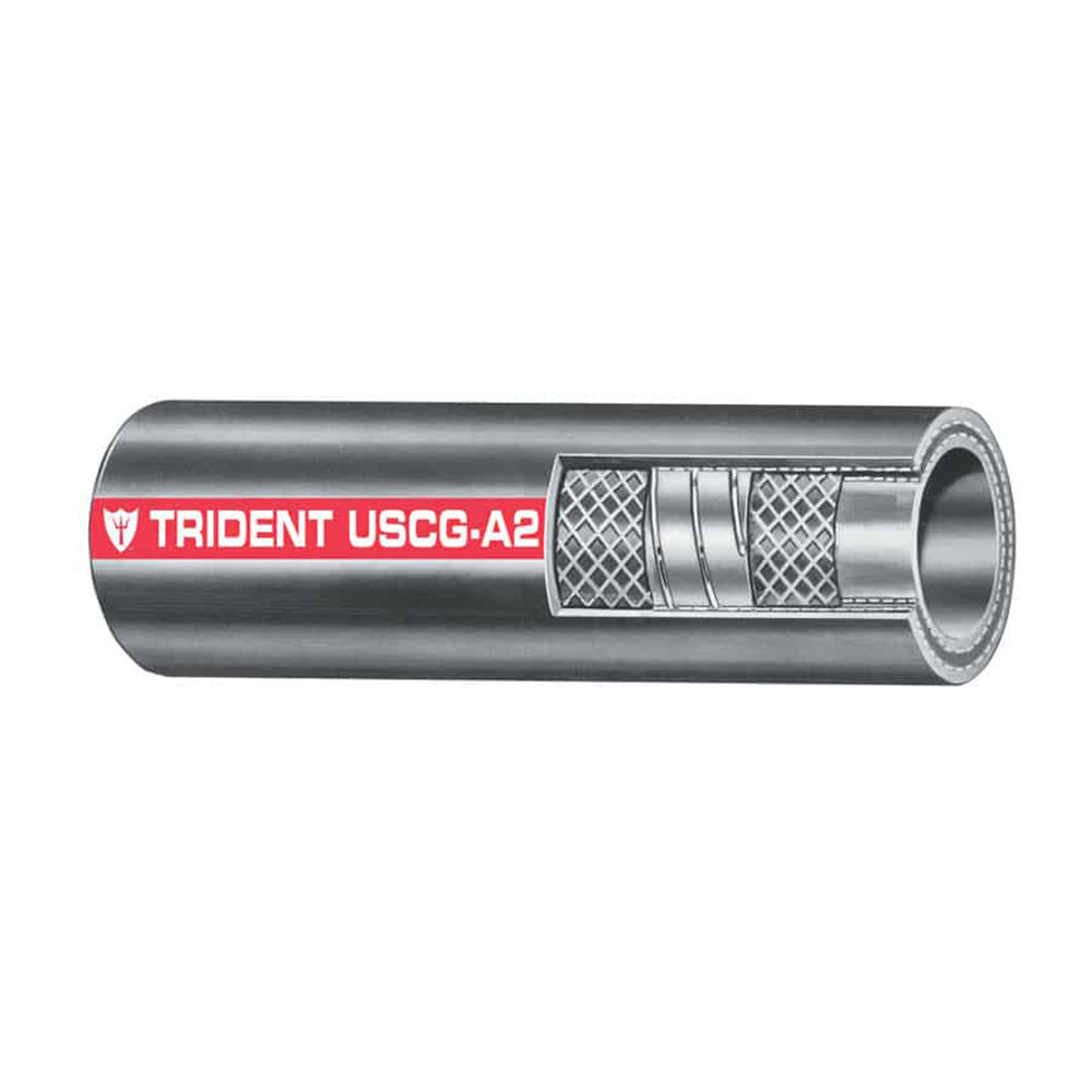 Trident Marine 2" x 50&#39; Coil Type A2 Fuel Fill Hose